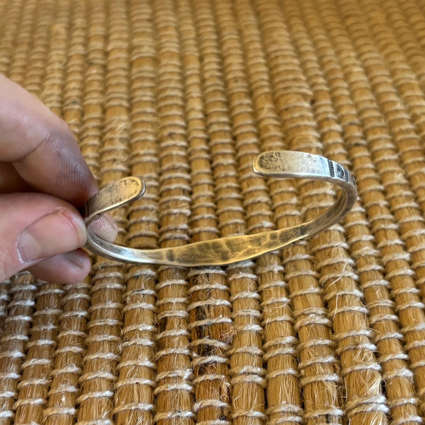 Kingman turquoise stacker bracelet