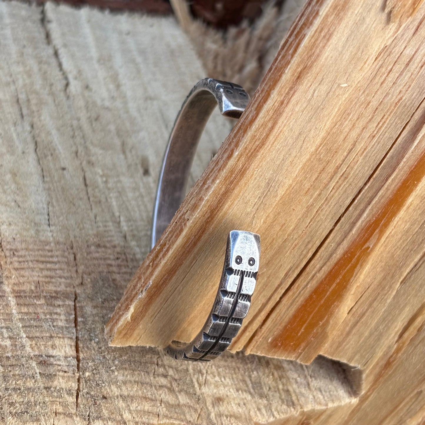 Sterling Snake Stacker Bracelet
