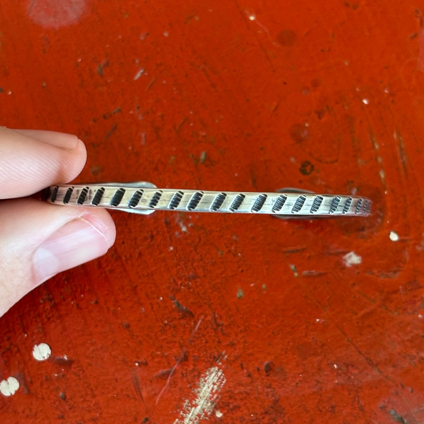 Silver Rope Square-wire Stalker Bracelet