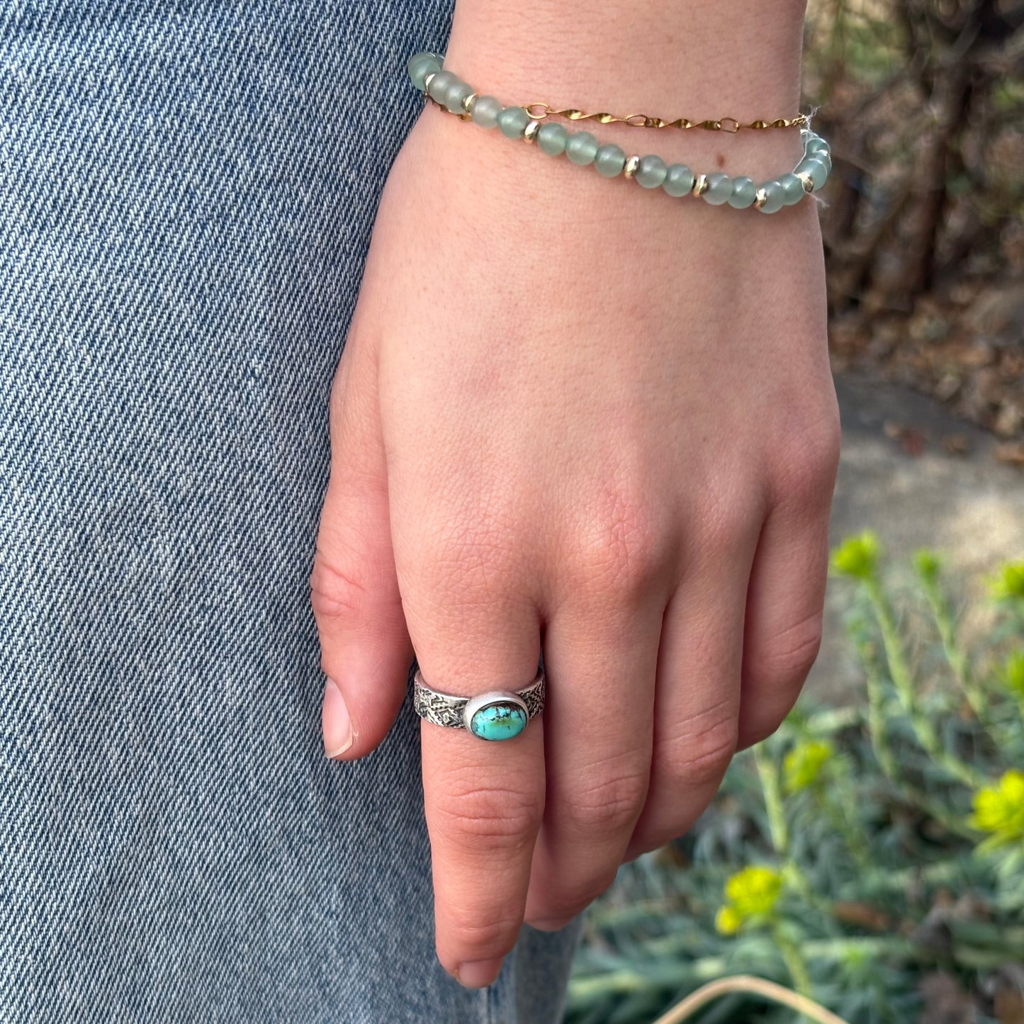 Texture Band Royston Ring (Size 7 1/4)