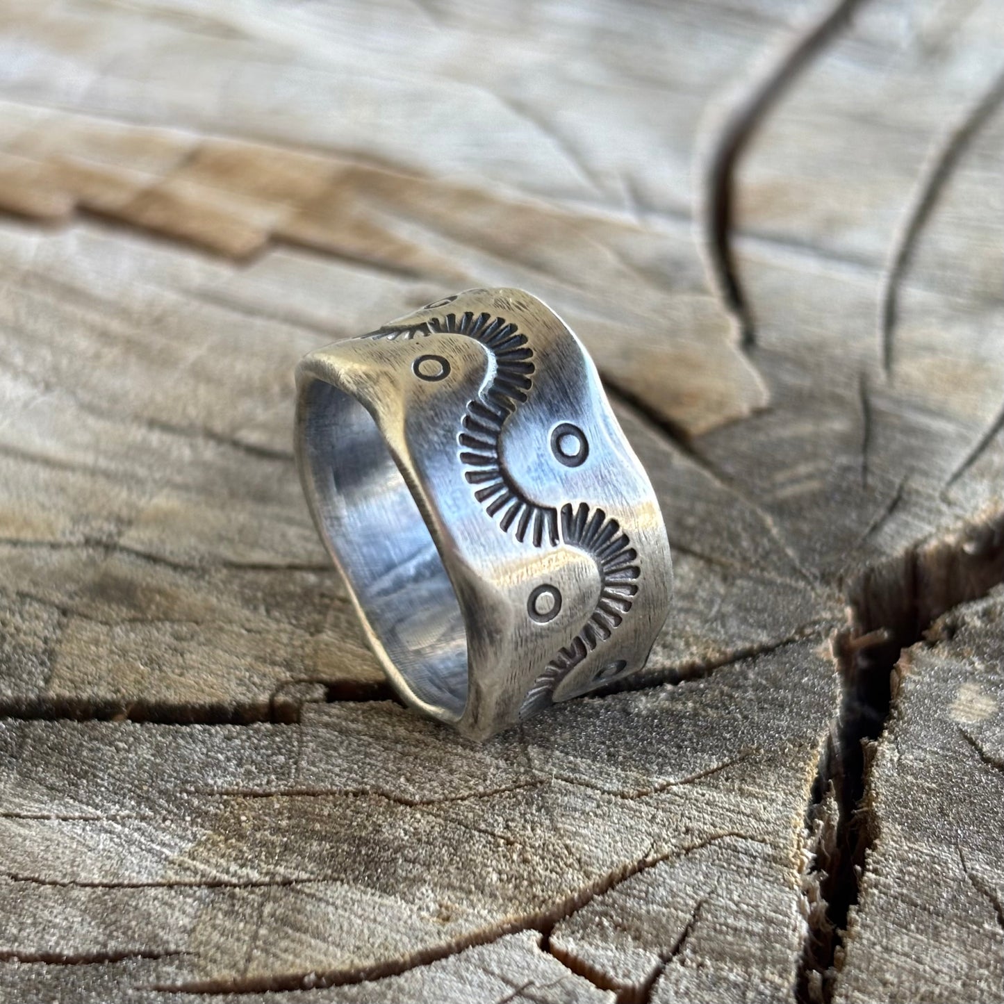 Silver Ingot Ring (Size 7 1/2)