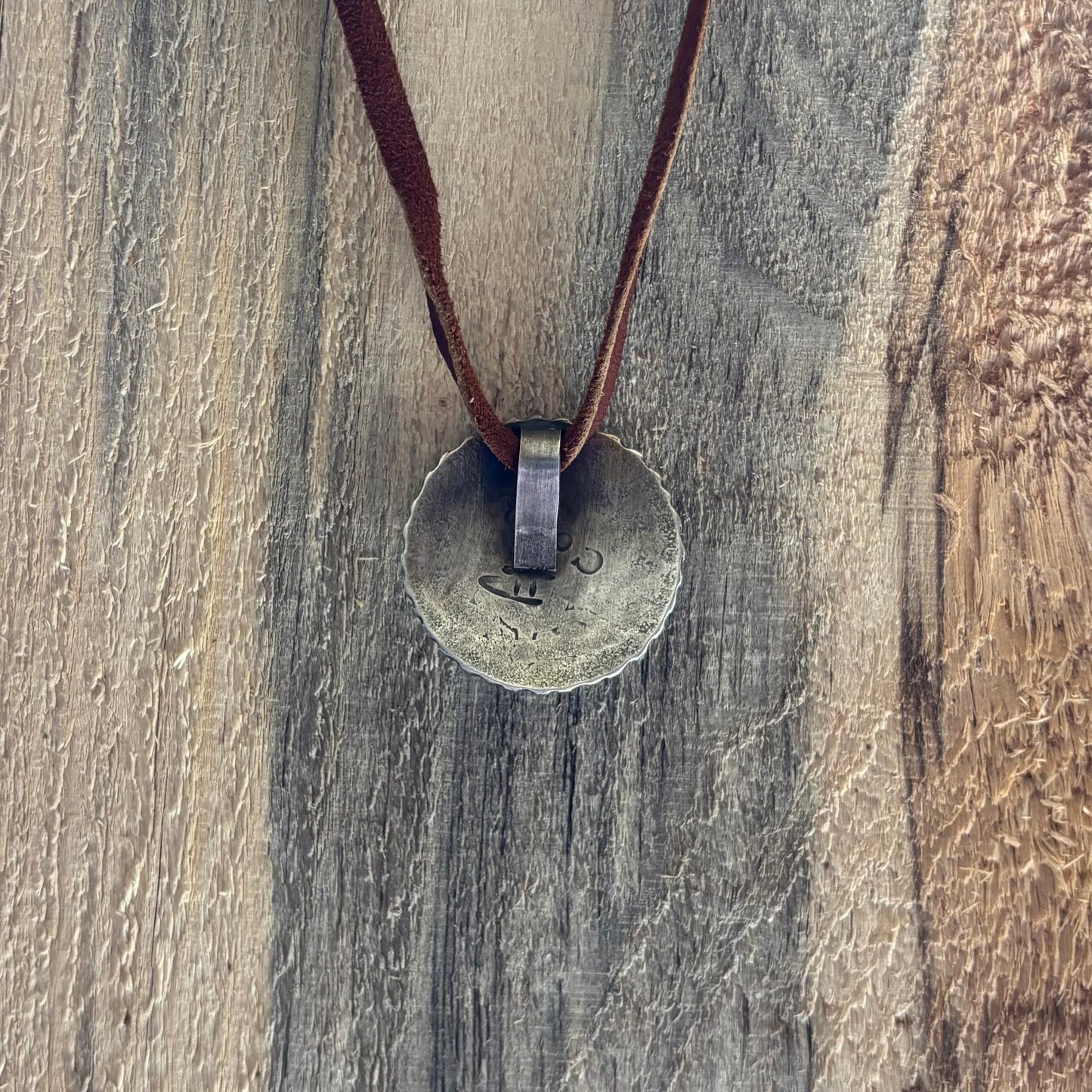 Coin Silver Swirl Pendant