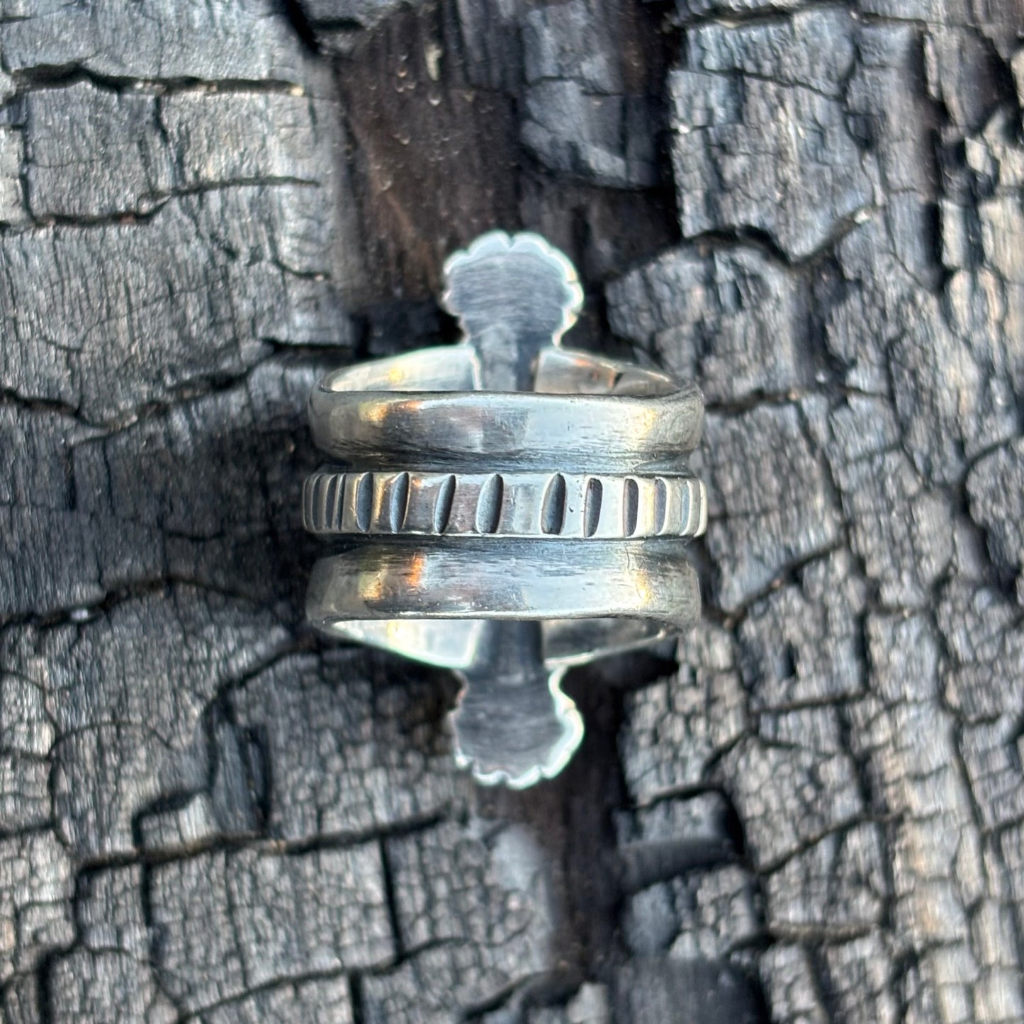 Poquito Ridge triple shank ring
