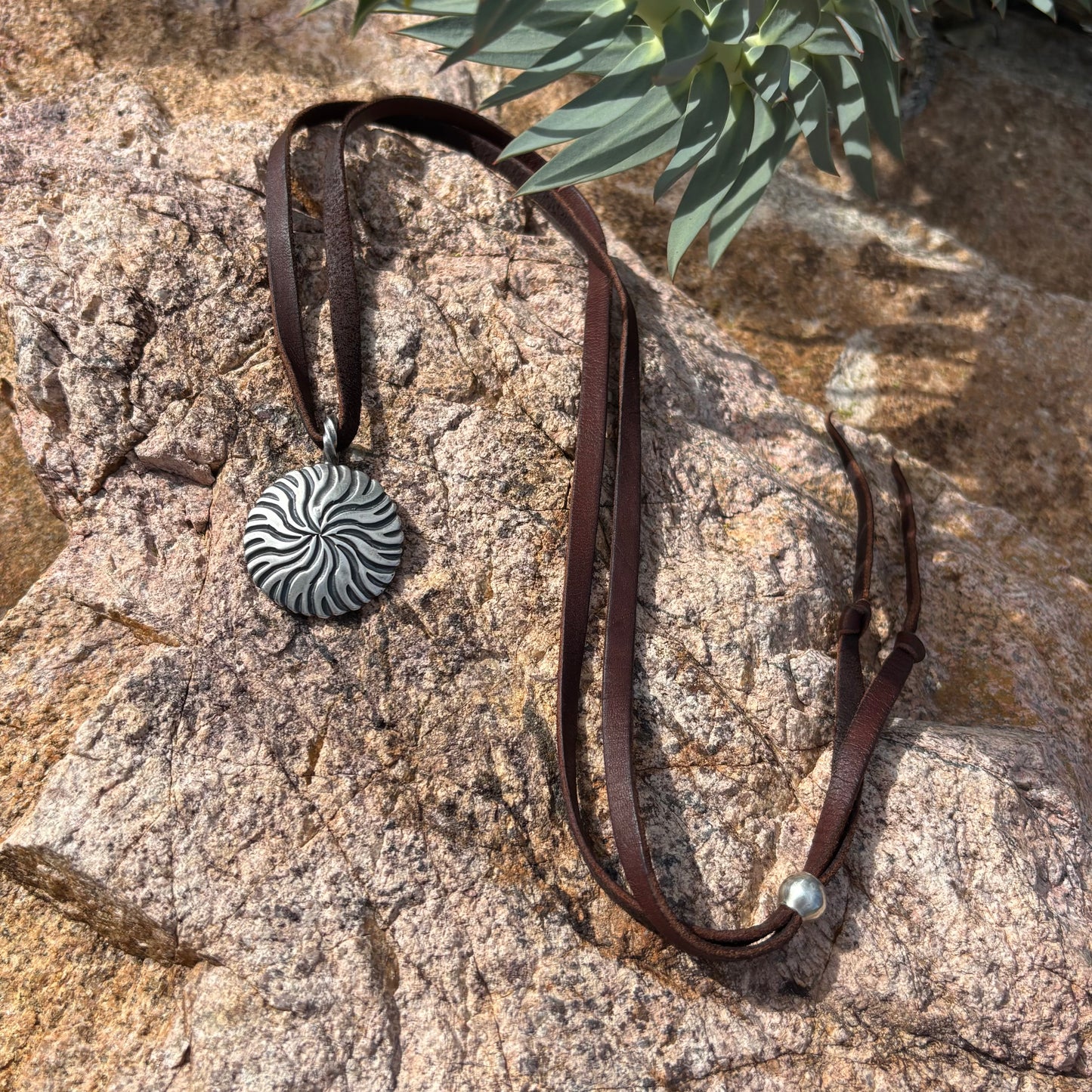 Silver Swirl Pendant