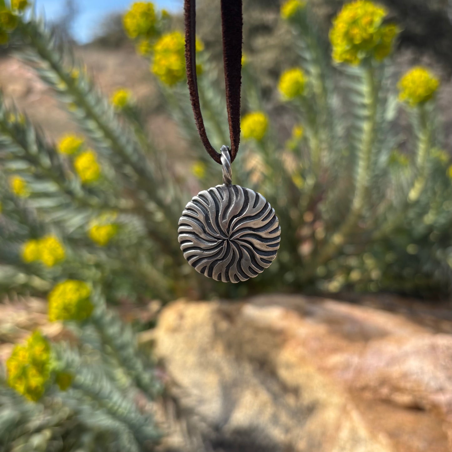 Silver Swirl Pendant