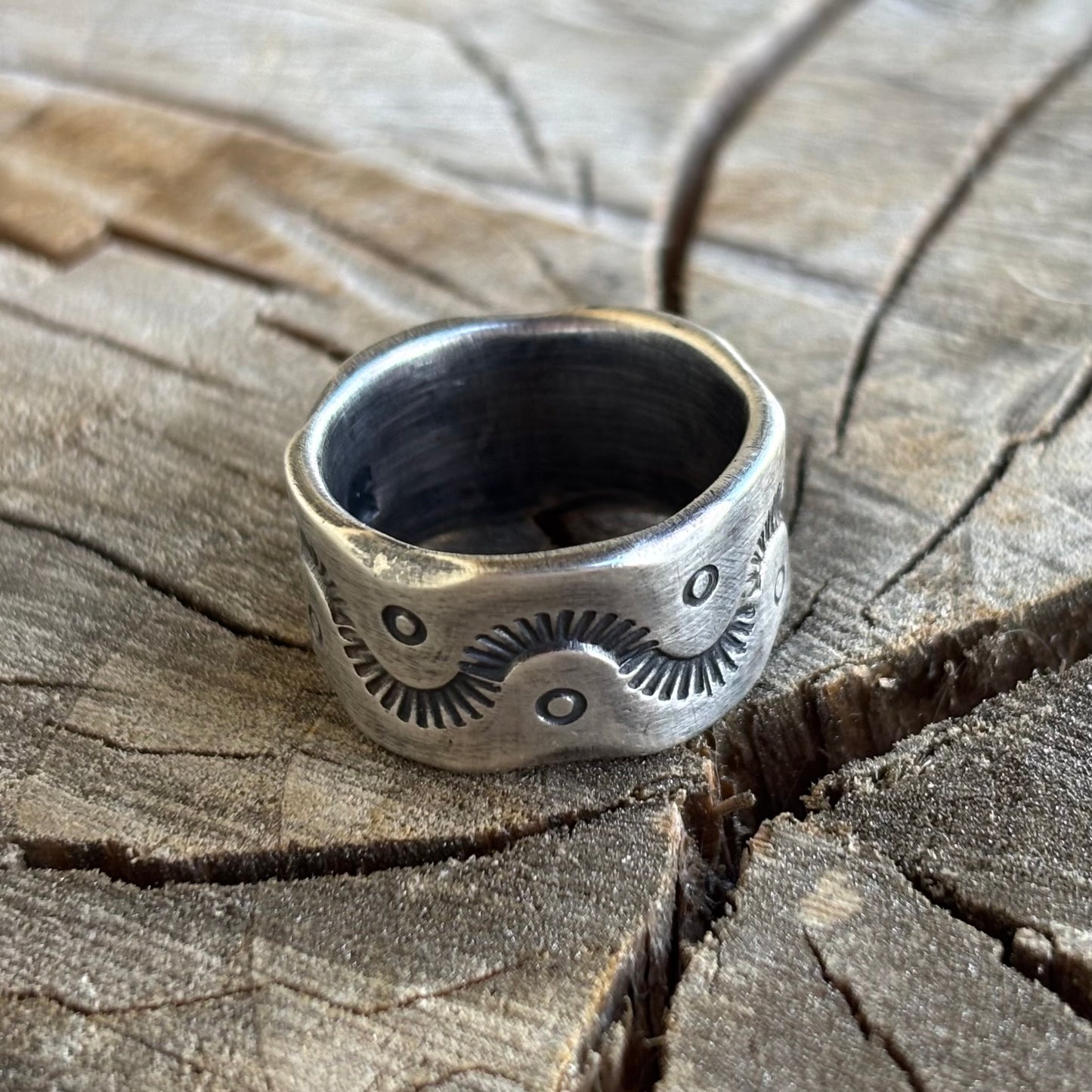 Silver Ingot Ring (Size 7 1/2)