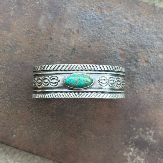 Cheyenne Turquoise Silver Bracelet