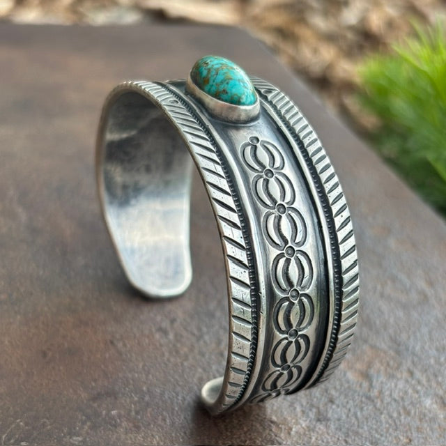 Cheyenne Turquoise Silver Bracelet