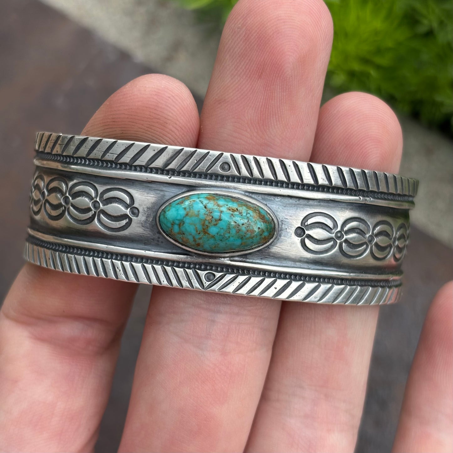 Cheyenne Turquoise Silver Bracelet