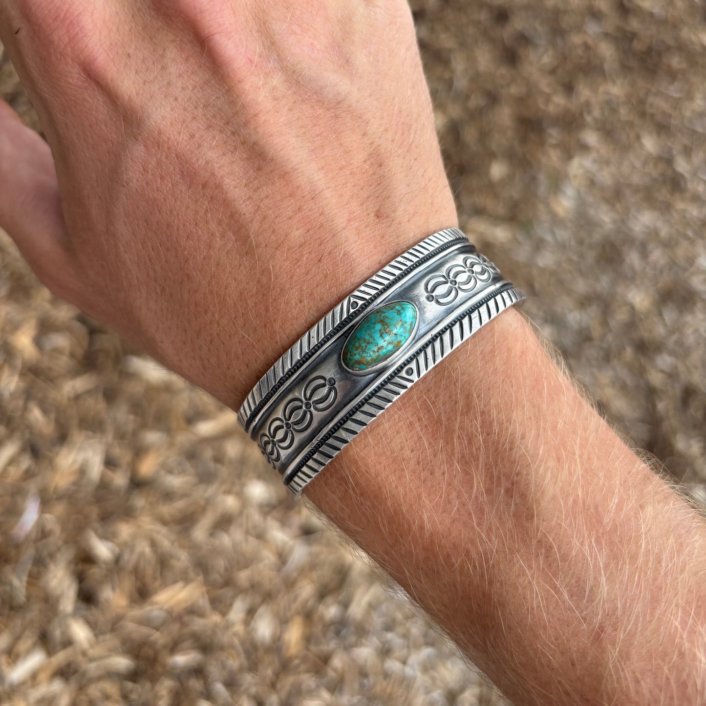 Cheyenne Turquoise Silver Bracelet