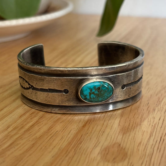 Lone Mt. Turquoise Cuff Bracelet