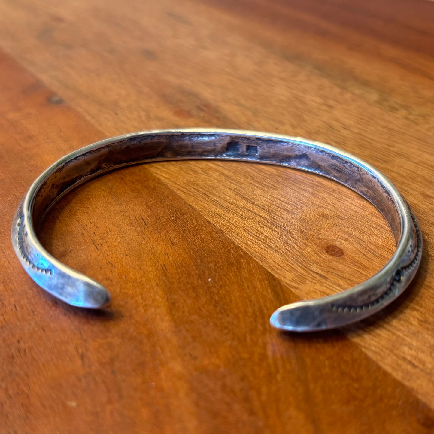 Tufa-cast triangle Stacker Bracelet