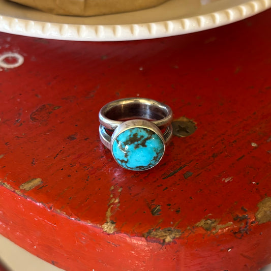 Kingman Turquoise Ring (size 7)