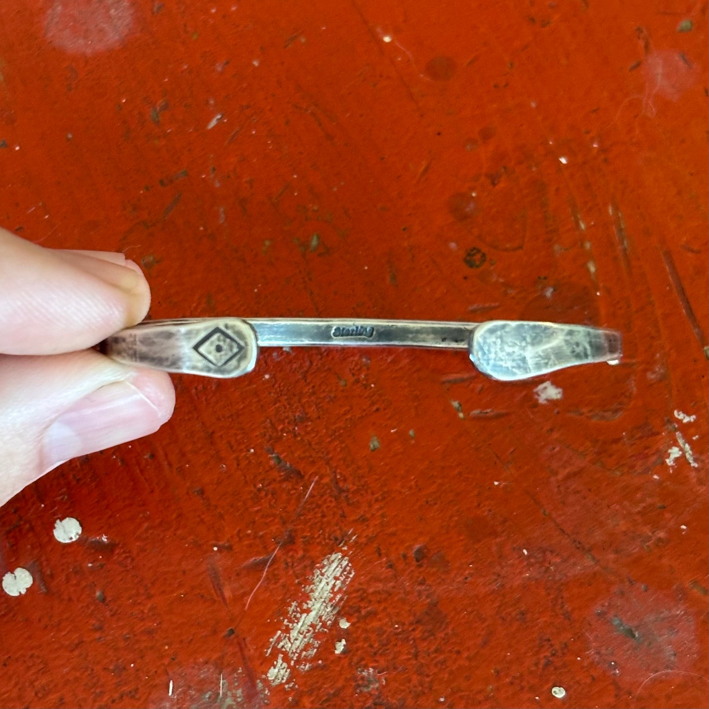 Silver Rope Square-wire Stalker Bracelet